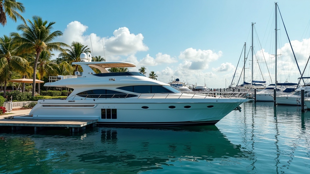 Luxury yacht Florida marina boat insurance