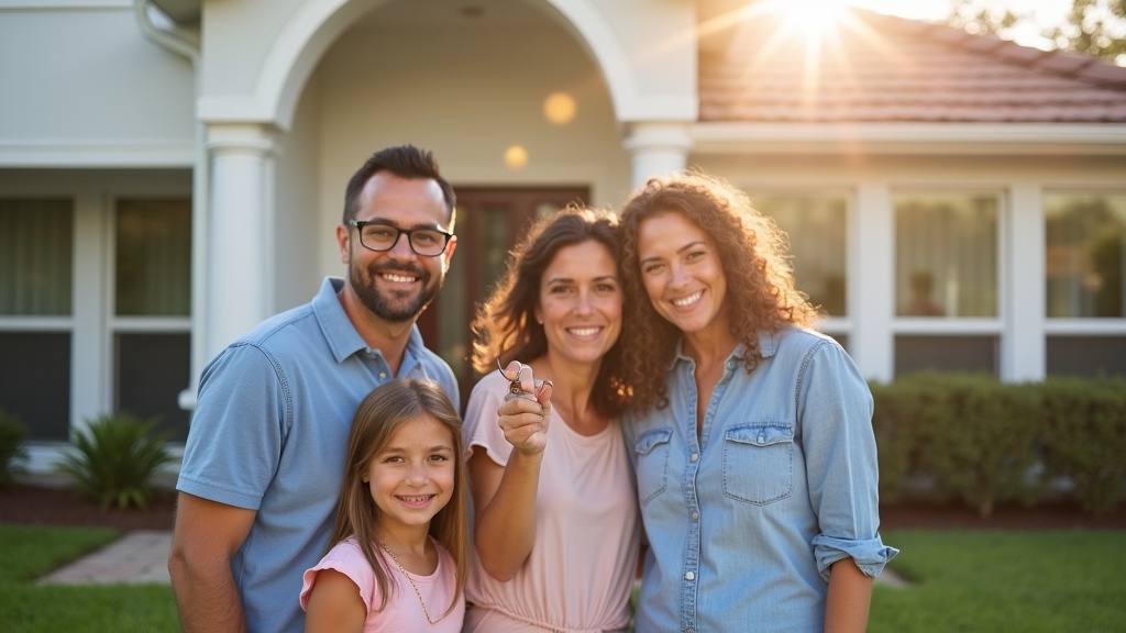 Family with new home Florida homeowners insurance