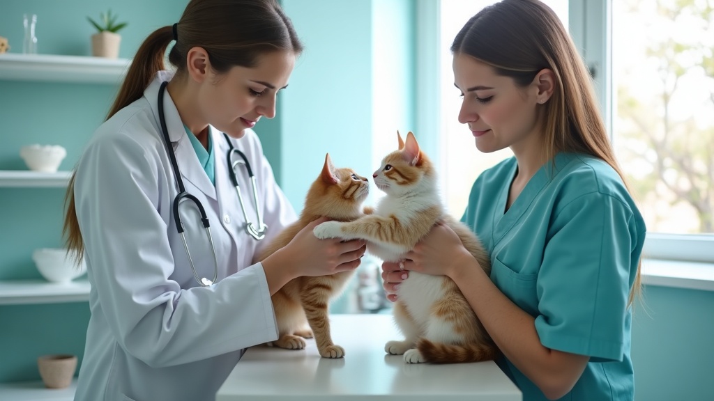 Cat at Florida veterinarian clinic pet insurance