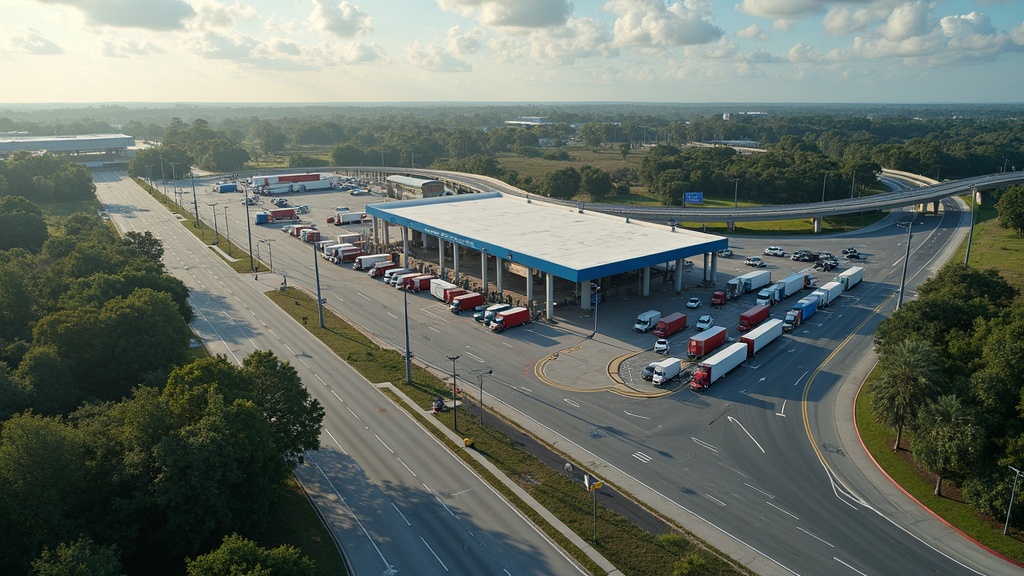 Florida truck stop aerial trucking insurance