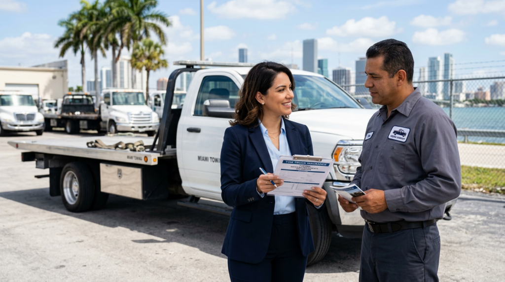Tow Truck Insurance in Miami: Rates & Requirements